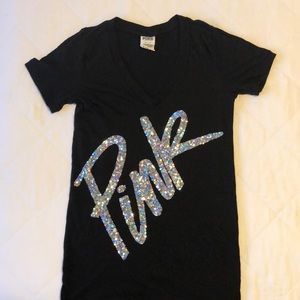 VS PINK V Neck T-shirt XS
